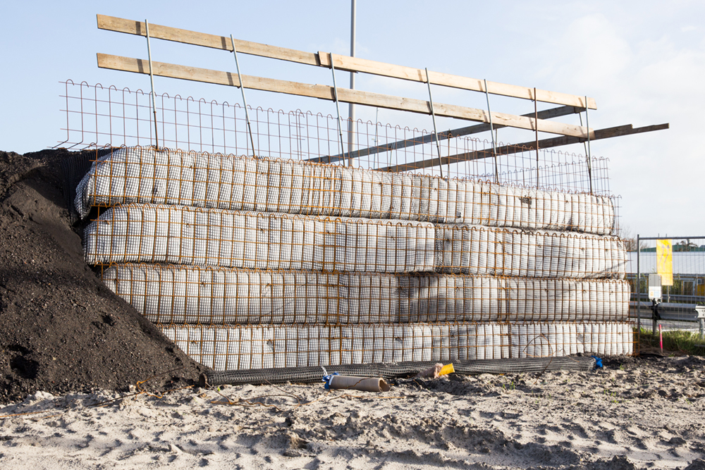 Westfresiaweg N23 Hoorn gewapende grondconstructie